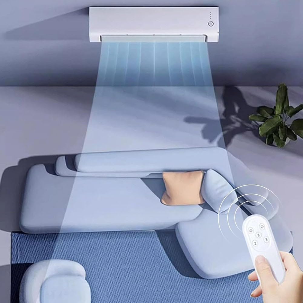 GENERIC Climatiseur Mural Sans Fil Pour Un Refroidissement Confortable Dans Plusieurs Espaces Intérieurs, Installation Sans Perçage, Design Compact Et économe En énergie (climatiseur)