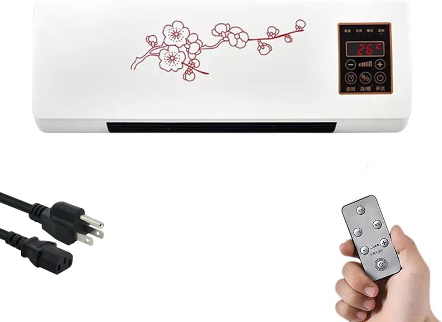  Climafy Climatiseur Climafy Climatiseur Portable Mini Split AC/Système De Chauffage à Montage Mural Air Mobile Fenêtre Unités Avec Fonctions De Refroidissement Et De Ventilation (A)