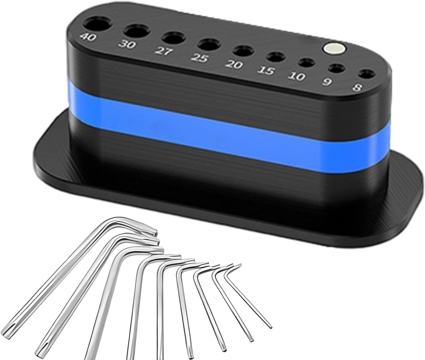  Générique Porte-Clés Allen - Support Pour Clés En L | Porte-Clés à Libération Rapide Antidérapant Pour Garage Atelier Chariot à Outils Bureau
