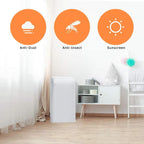  Housse Climatiseur Mobile Portable, 15.7x18.1x29.5 Housse De Protection Anti Poussière Imperméable Pour Climatiseur, Sacs De Rangement Pour Climatiseurs, Pour Intérieur Extérieur(B)