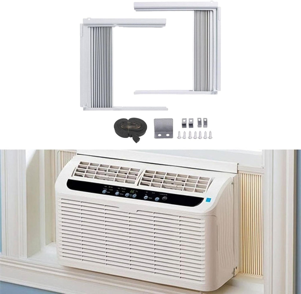  Colcolo Panneau De Climatiseur De Fenêtre, Panneau Latéral De Climatiseur De Fenêtre Avec Cadre, Pièces De Mobile Double Couche
