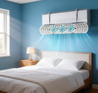  Déflecteur D'air Universel, Réglable Et Rétractable, Pour Climatisation Froide, Convient Pour La Maison, Le Bureau Et La Chambre à Coucher