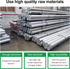GENERIC Housse De Protection En Aluminium Pour Climatiseur Extérieur 1,5P-5P Et Unités CA - Résistante Aux Intempéries - Protection Contre Les Feuilles Tombées - Gris - 100 X 50 X 70 Cm