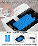 GENERIC Climatiseur Portable 3 En 1 Sans Fenêtre Avec Grand Réservoir D'eau, 4 Blocs Réfrigérants, Minuterie 12 H, 3 Vitesses, Ventilateur Sans Conduit D'évacuation Pour La Maison Et Le Bureau.