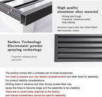 GENERIC Housse De Protection En Alliage D'aluminium Pour Climatiseur Extérieur Résistant Aux Intempéries - 100 X 50 X 70 Cm - Noir