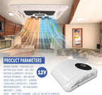  Climatiseur électrique 12 V CC 8800 BTU Pour Toit De Véhicule Récréatif - Économie De Carburant