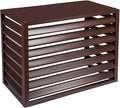 GENERIC Housse De Protection En Aluminium Durable Pour Climatiseur Extérieur Et Pompe à Chaleur Pour Unités De Condensateur, Radiateur, Protection CA Divisée (marron)