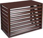 GENERIC Housse De Protection En Aluminium Durable Pour Climatiseur Extérieur Et Pompe à Chaleur Pour Unités De Condensateur, Radiateur, Protection CA Divisée (marron)