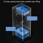 GENERIC Rafraîchisseur D'air, Climatiseur, Refroidissement Par Eau Glacée, Humidificateur, 3 Vitesses, Minuterie 12h, économe En énergie, Modèles Mécanique Et Avec Télécommande