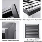  Housse De Protection Pour Climatiseur Extérieur En Aluminium - Protection Contre Les Intempéries Pour Climatisation Et Pompe à Chaleur - Idéale Pour Les Unités Extérieures (couleur)