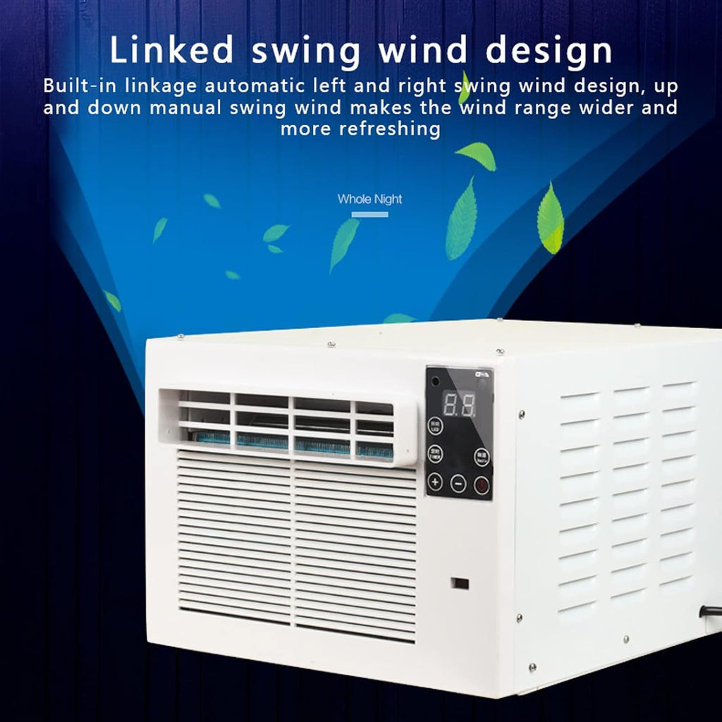  Climatiseur Portable Compact 280W Avec Compresseur, Refroidissement Ultra-calme Pour Chambre à Coucher, Dortoir, Location.Minuterie Intelligente Et Télécommande.Aucune Installation Nécessaire.Mini Uni
