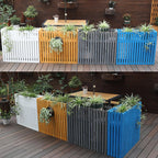 GENERIC Clôture En Bois Massif Pour Climatiseur – Housse Anti-corrosion Et Support Pour Plantes Pour Unités Extérieures 100 X 30 X 60 Cm – Cachez Et Protégez Les Unités De Climatisation