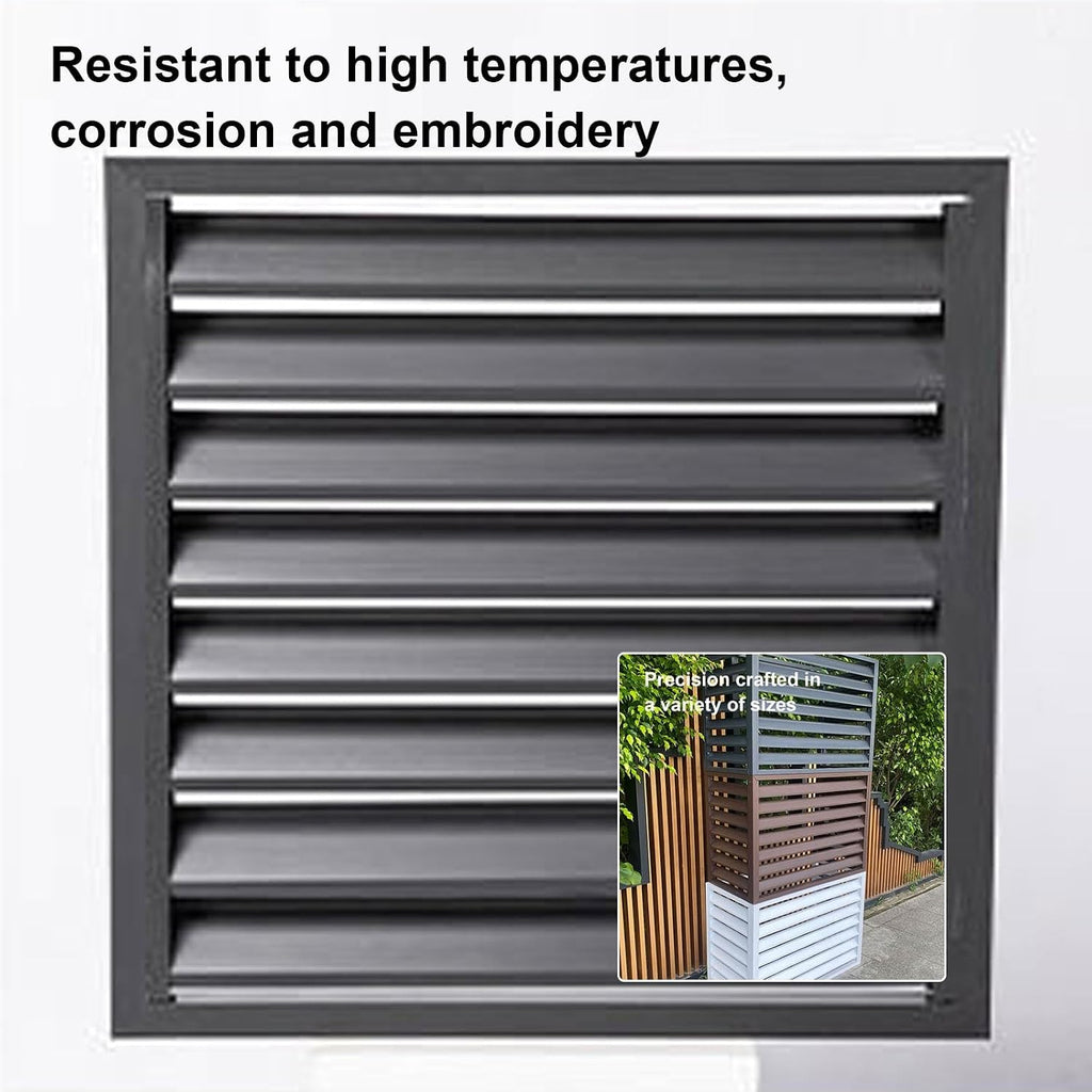 GENERIC Housse De Climatiseur D'extérieur Imperméable Et Anti-poussière En Aluminium Pour Mini Unités Divisées, Réduction Du Bruit, Robuste, Compatible Avec Tous Les Modèles De Climatisation D'extérieur