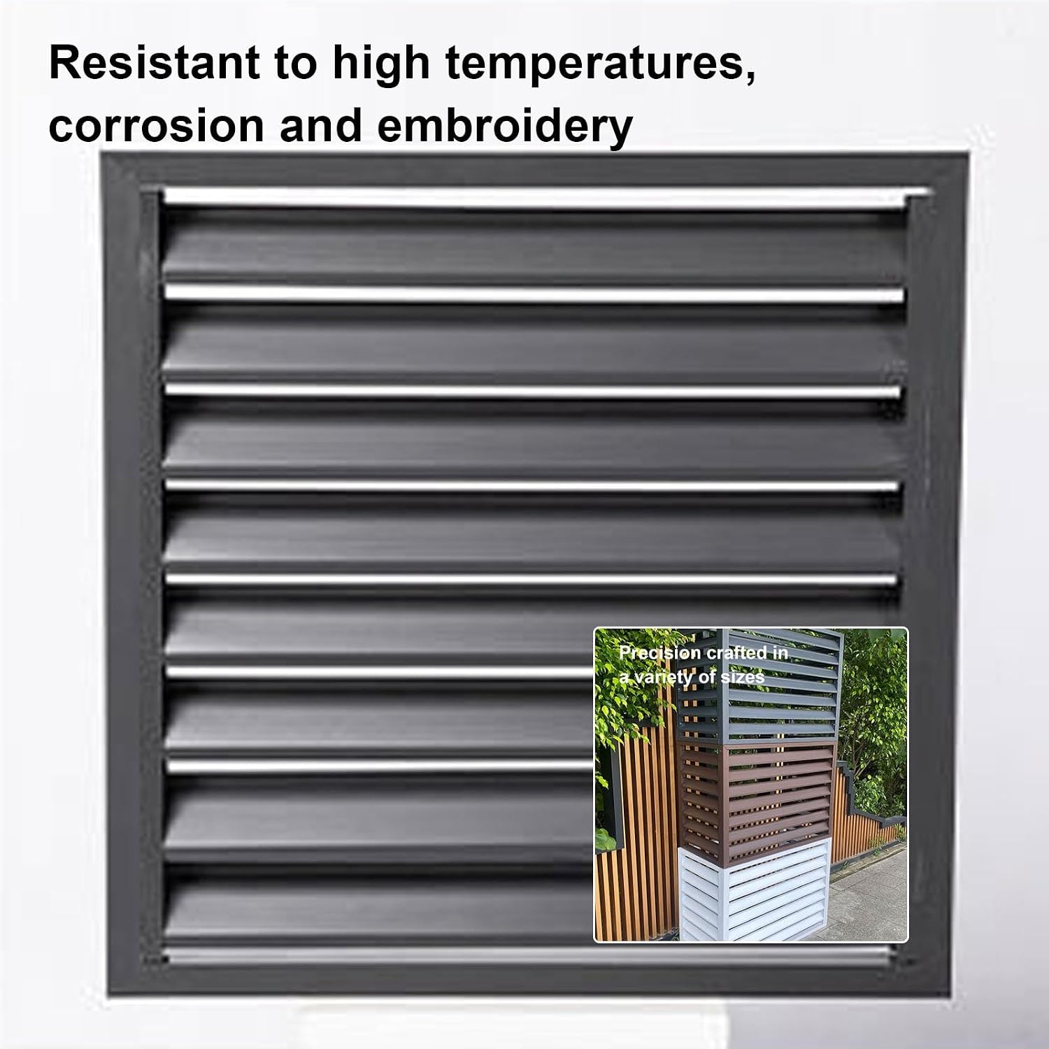 GENERIC Housse De Climatiseur D'extérieur Imperméable Et Anti-poussière En Aluminium Pour Mini Unités Divisées, Réduction Du Bruit, Robuste, Compatible Avec Tous Les Modèles De Climatisation D'extérieur