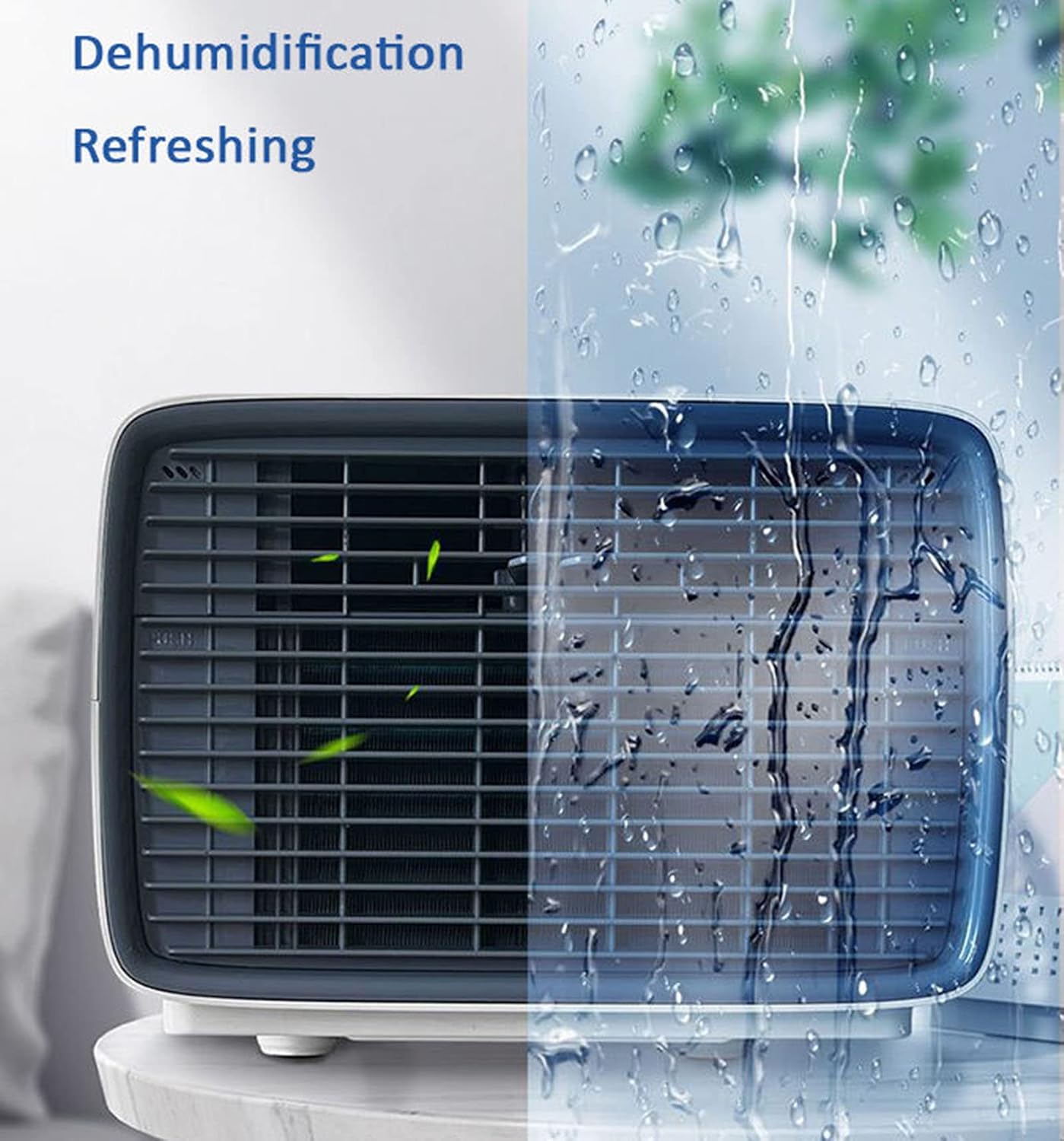  Mini Climatiseur Portable Pour Camping Et Maison - 220 V/480 W, Pas De Drainage Nécessaire - Télécommande, Minuterie 24 H, Faible Bruit, économie D'énergie, Refroidissement Rapide, Facile à Nettoyer,