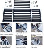  Housse De Protection Pour Climatiseur Extérieur – Clôture D'intimité Décorative Toutes Saisons – Protection Antivol Pour Unités Extérieures Pour Systèmes CVC