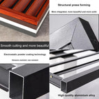 GENERIC Housse Robuste En Aluminium Pour Climatiseur – Réduction Du Bruit Et Clôture Antivol Pour Unités Extérieures – Solution élégante De Protection Et De Dissimulation Pour Radiateur AC