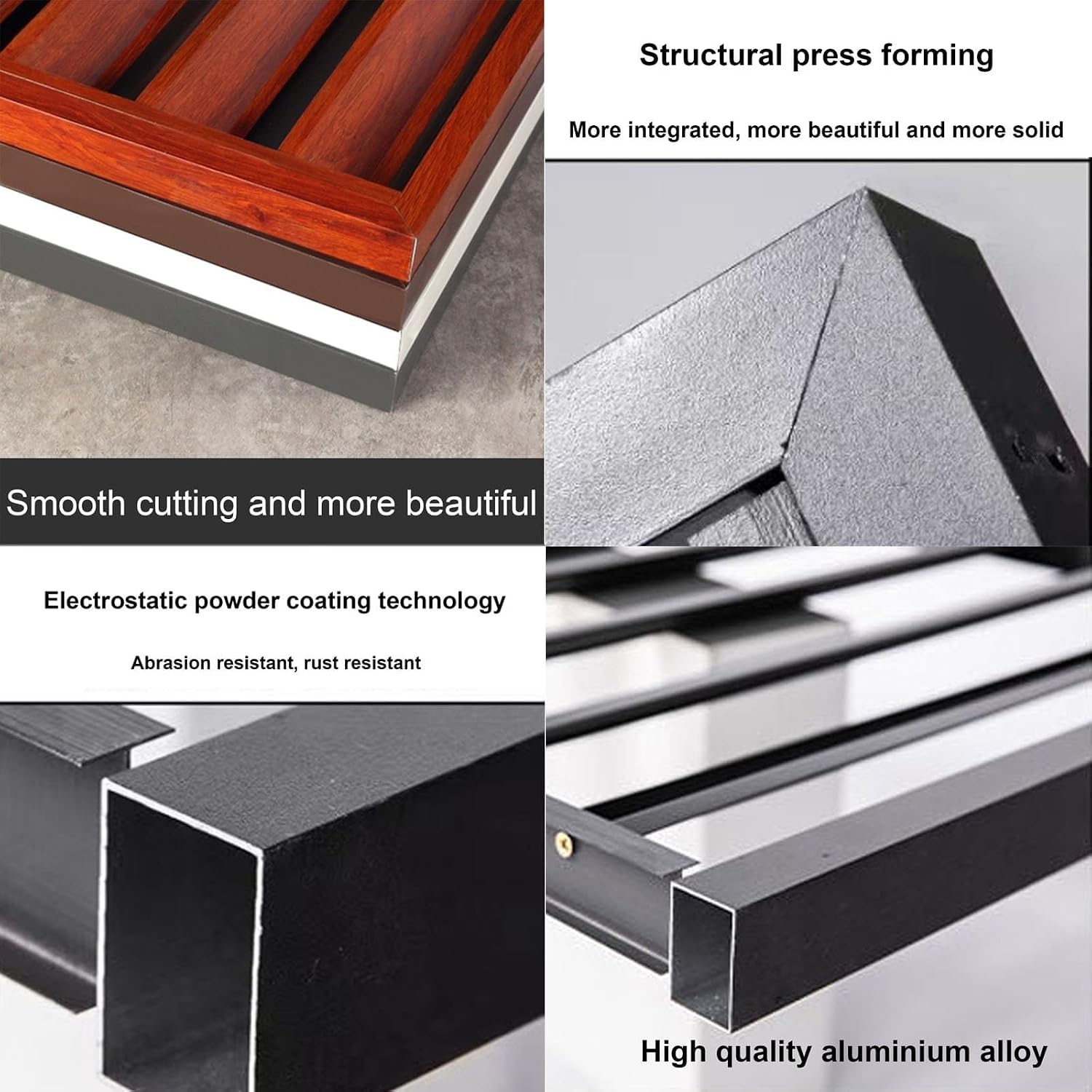 GENERIC Housse Robuste En Aluminium Pour Climatiseur – Réduction Du Bruit Et Clôture Antivol Pour Unités Extérieures – Solution élégante De Protection Et De Dissimulation Pour Radiateur AC