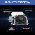  Climatiseur électrique 12 V CC 8800 BTU Pour Toit De Véhicule Récréatif - Économie De Carburant