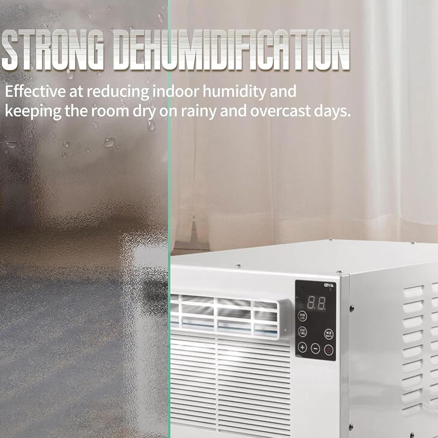  Mini Climatiseur Portable Avec Ventilateur, 3-en-1 Refroidissement Et Déshumidificateur Pour Chambre à Coucher.Fonctionnement Silencieux, Conception Compacte Pour Le Bureau à Domicile, Configuration F