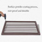  Housse De Protection Pour Mini Climatiseur Extérieur, Protection Contre Les Intempéries, Protection Antivol En Aluminium Robuste Avec Trou D'aération, Marron 2