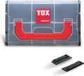  Boîte De Rangement TOX L-BOXX Mini Pour Vis Et Chevilles, Personnalisable + Pince De Fixation L-BOXX Fix Clip (2 Pièces Dans Le Sachet) Pour Une Fixation Sûre Sur Un établi, Un Mur, Etc., 094909143