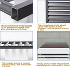 GENERIC Housse De Protection Pour Climatiseur Extérieur - Insonorisation, Résistant Aux Intempéries - Pour Dissimuler La Climatisation - Design Durable Et élégant