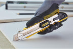 Stanley 1-94-738 94-738 Boîte Métal 5 Tiroirs - Grand Volume De Rangement -deux Poignées Articulées & STANLEY FATMAX Cutter à Cartouche - Chariot En Acier Inoxydable, 6 Lames 18 Mm Incluses, Robuste