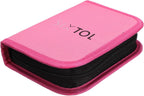  HOME PINK 26 | Kit D’outils 26 Pièces | Étui Textile Rose à Fermeture éclair | Réparations Domestiques