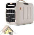  Climatiseur Pour Fourgonnette, Climatiseur Extérieur à Refroidissement Rapide, 16-32 °C, 3 Vitesses De Ventilation, Autonomie 24 H, Pour Caravane, Camping-Car 49 × 33 × 26 Cm 220V-cold