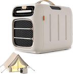  Climatiseur Pour Fourgonnette, Climatiseur Extérieur à Refroidissement Rapide, 16-32 °C, 3 Vitesses De Ventilation, Autonomie 24 H, Pour Caravane, Camping-Car 49 × 33 × 26 Cm 220V-cold