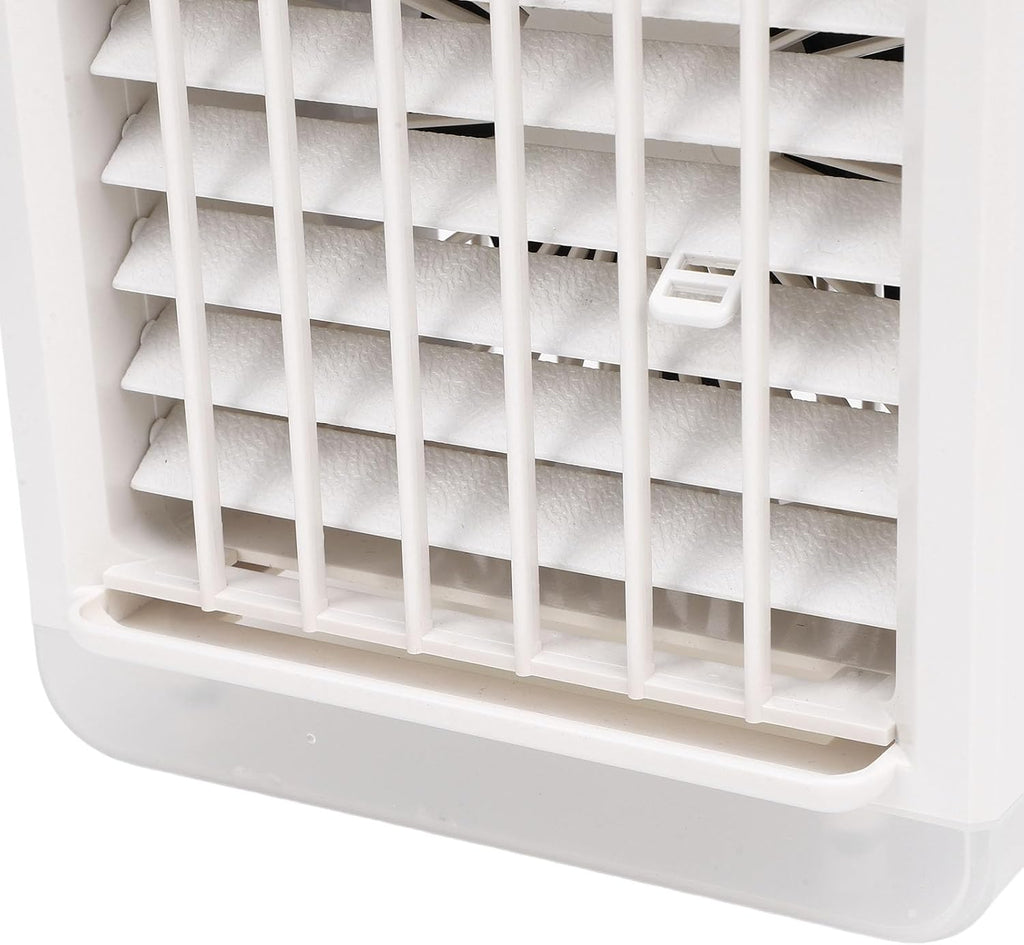  Climatiseur Portable 4 En 1, 700 Ml, Refroidisseur D'air Par évaporation, Humidificateur, Mini Ventilateur De Refroidissement Personnel De Bureau Avec 3 Vitesses, 7 Couleurs De Lumière Et