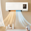  Climatisation Fixation Murale Avec Télécommande, Appareil Climatique Intérieur Calme 30dB, Fonction Chaud Et Froide, Fonction De Minuterie Intelligente, Sûr Et Ergonomique, Idéal Pour La Chambre À Cou