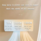  Climatisation Fixation Murale Avec Télécommande, Appareil Climatique Intérieur Calme 30dB, Fonction Chaud Et Froide, Fonction De Minuterie Intelligente, Sûr Et Ergonomique, Idéal Pour La Chambre À Cou