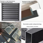 GENERIC Housse De Protection Pour Climatiseur Extérieur – Boîtier De Pompe à Chaleur En Aluminium Pour Unités De Climatisation Extérieures, Design Résistant Aux Intempéries