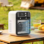  Petit Climatiseur Portable - Ventilateurs Silencieux Rafraîchissants,Ventilateur Climatiseur Portable 2 Vitesses | Pour Dortoir, Cuisine, Bureau, Garage, Lieu De Travail, Chambre, Maison