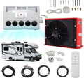 GENERIC Kit De Climatiseur Pour Camping-car, Système Split De Stationnement Avec Volume D'air De 450 M³/h, Refroidissement Rapide Et Silencieux Pour Camions Semi-remorques, Bus Et Caravanes