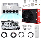 GENERIC Kit De Climatiseur Pour Camping-car, Système Split De Stationnement Avec Volume D'air De 450 M³/h, Refroidissement Rapide Et Silencieux Pour Camions Semi-remorques, Bus Et Caravanes