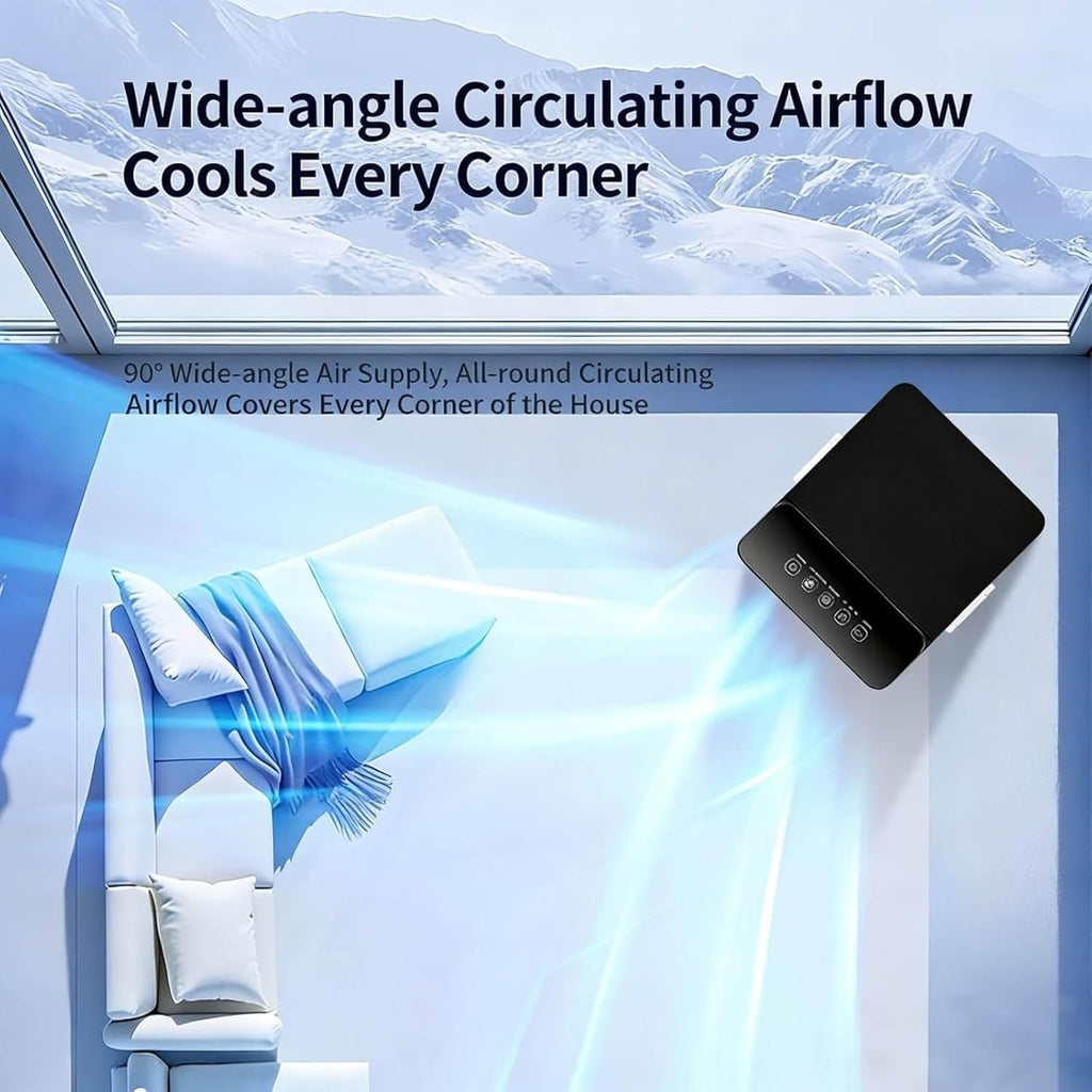 GENERIC Ventilateur De Refroidisseur D'air Portable 10L, Refroidisseur De Maréchage évaporatif à 3 Vitesses Avec Télécommande Et Minuterie, Unité à AC à La Maison à économie D'énergie, Refroidissement De Bure