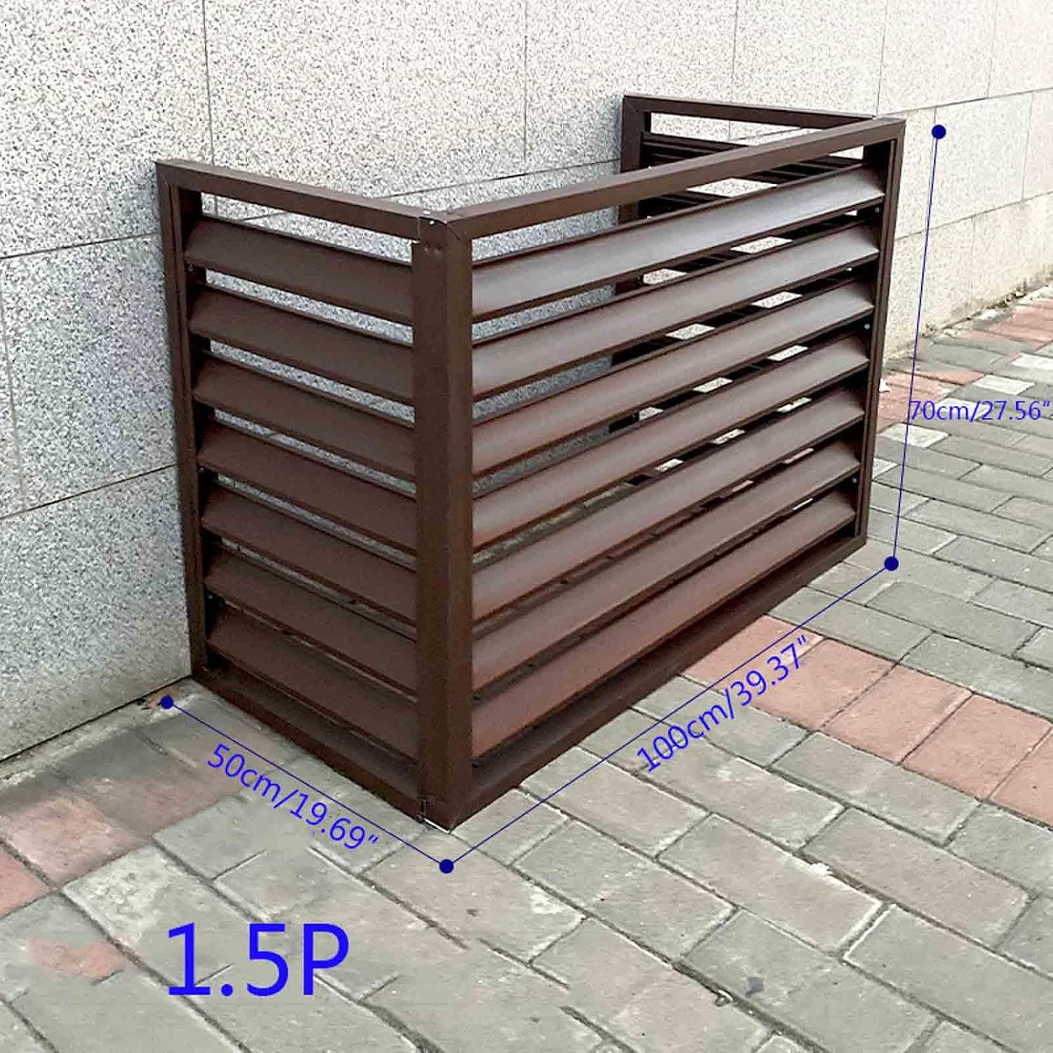  Housse En Aluminium Pour Climatiseur Extérieur, Protection Contre Les Intempéries, Protection Contre Les Intempéries, Protection Contre Le Bruit, Protection Contre Le Bruit Pour L'extérieur