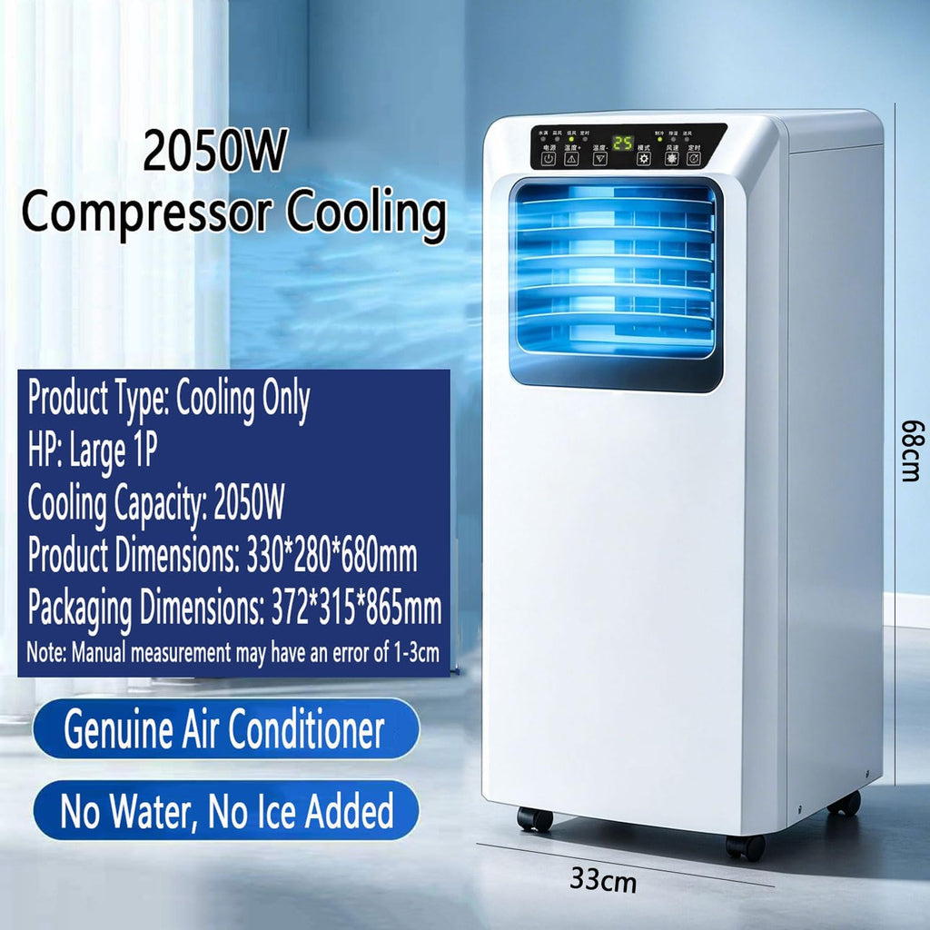  Climatiseur Portable, 12.000 BTU Cools Jusqu'à 300 Sq.Ft., Unité Intelligente AC Silencieuse Avec Déshumidificateur De Ventilateur Cool, Minuterie 24H Et Télécommande, Kit D'installation Pour Chambre