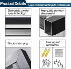  Housse De Protection En Aluminium Pour Climatiseur Extérieur, Imperméable, 110 X 60 X 80 Cm, Résistante Aux Intempéries, Couleur B, Essentielle Pour La Sécurité D'hiver Et D'été