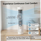  Climatiseur à Chargement Sans Fil, Climatiseur Personnel 2 En 1, Ventilateur Froid Portable Silencieux à 3 Vitesses, Rechargeable Par USB, Pour Bureau, Maison, Dortoir (blanc)