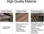 GENERIC Housses De Climatiseur Décoratives En Bois Avec Couvercle Supérieur, Support De Plantes Blanches Pour Une Décoration Extérieure Améliorée