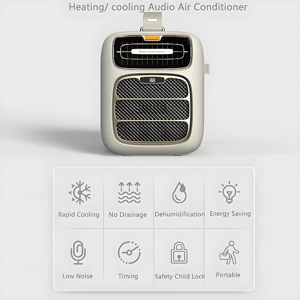  Climatiseur Portable, Refroidissement Rapide 5121 BTU, AC/DC 24 V, 3 Vitesses De Ventilation, Minuterie De Déshumidification Pour Camping-Car, Tente Et Usage Extérieur