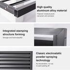 GENERIC Clôture Cachette En Alliage D'aluminium Pour Climatiseur Avec Housse De Pluie – Unité De Climatisation Intérieur/extérieur R, Blanche, Parfaite Pour Dissimuler Et Décorer Vos Unités De Climatisation