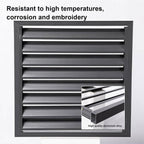 GENERIC Housse Décorative En Aluminium Pour Climatiseur - Clôture De Pompe à Chaleur Extérieure - Protection élégante - Résistante Aux Intempéries