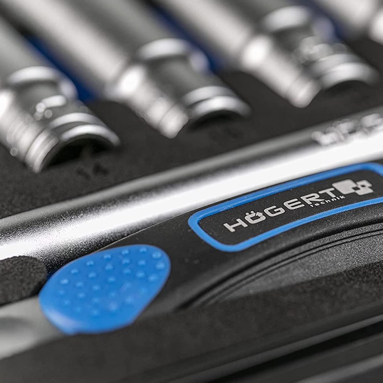  Högert Technik - Trousse à Outils, Coffret D'Outils 3/8" - HT1R465, 36 Pièces