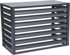  Housse De Protection Pour Climatiseur Extérieur En Aluminium - Protection Contre Les Intempéries Pour Climatisation Et Pompe à Chaleur - Idéale Pour Les Unités Extérieures (couleur)