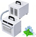 GENERIC Climatiseur Portable Split 3000 Btu, Unité AC Portable 4-en-1 Avec Télécommande, Minuterie 12H, Débit D'air 130M³/h, Sans Installation Requise Pour Tente, Camping-car, Maison Et Bureau 1 Meter Pipe